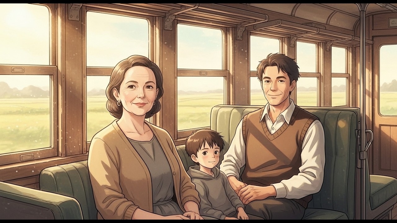 A Peaceful Train Journey Together | Warm Family Moments & Quiet Nostalgia