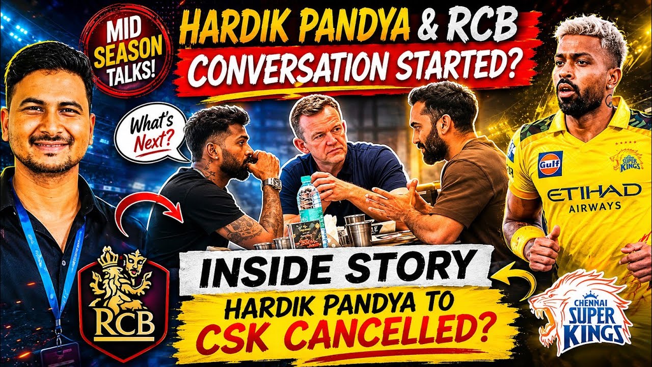 Hardik in talks with RCB mid-season revealed: The inside story - What is the issue with Hardik in...