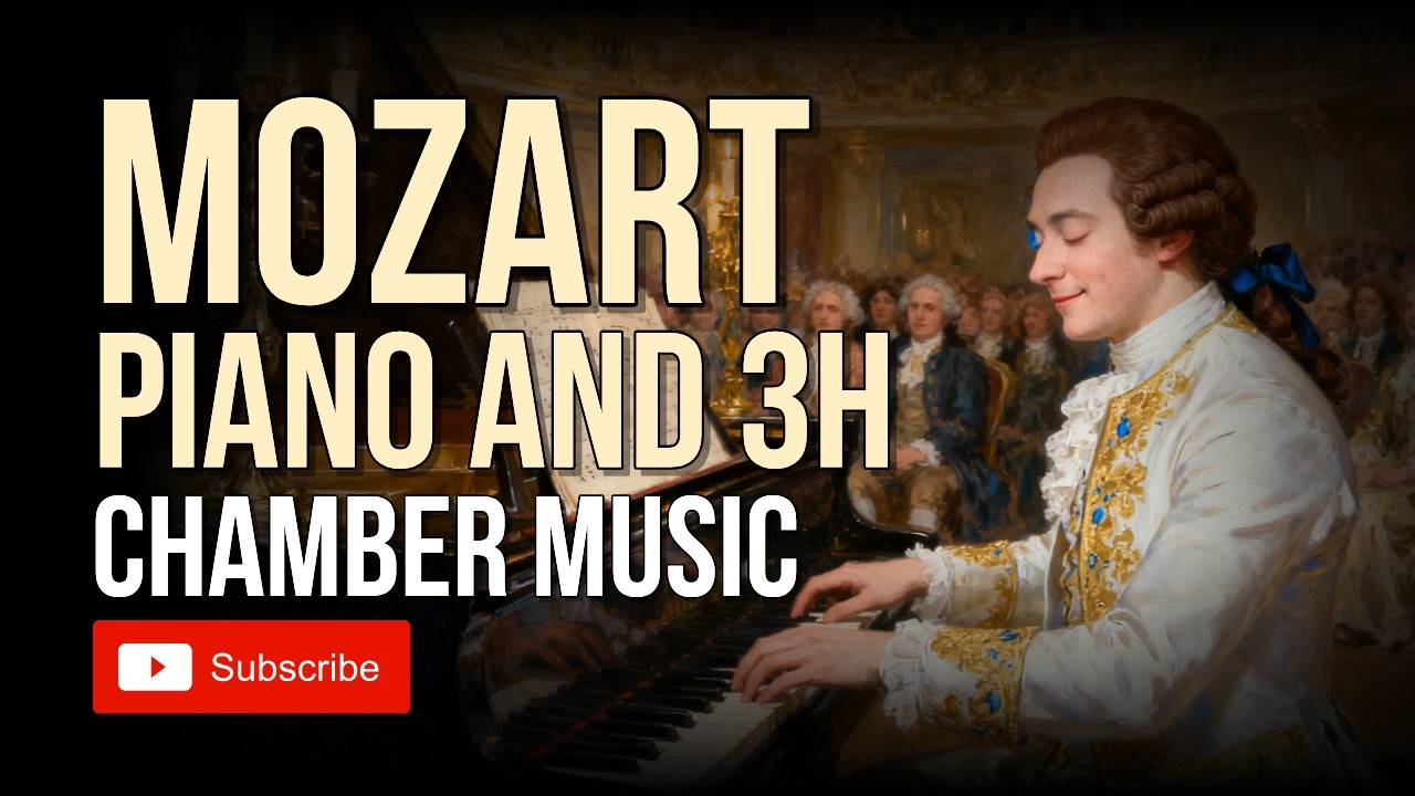 Mozart Piano & Chamber Music for Healing and Comfort | 3 Hours of Gentle Classical Music