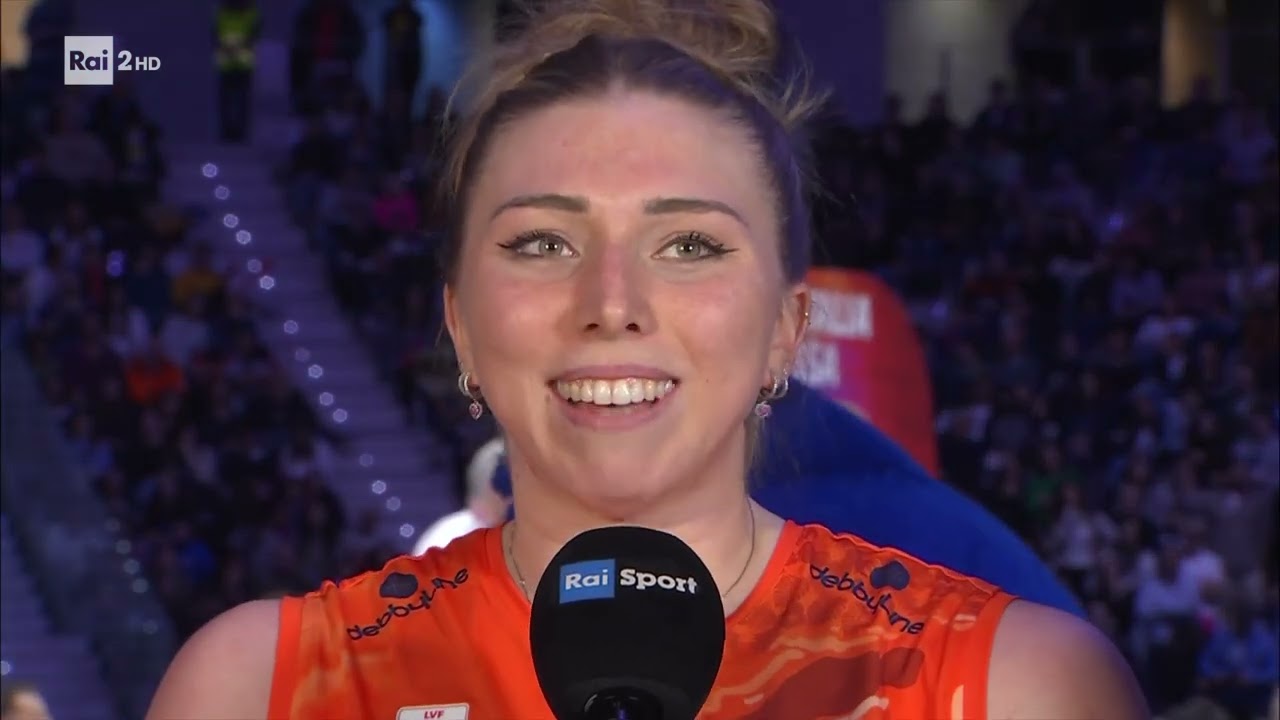 Sara Fahr dopo la vittoria della Coppa Italia