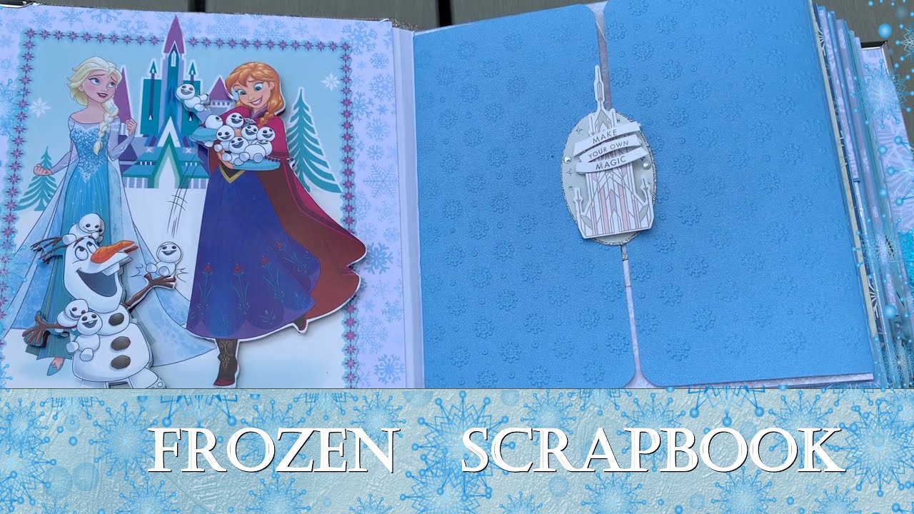 Frozen Scrapbook - Mini Album | Made with Envelopes | Eiskönigin Photo Album