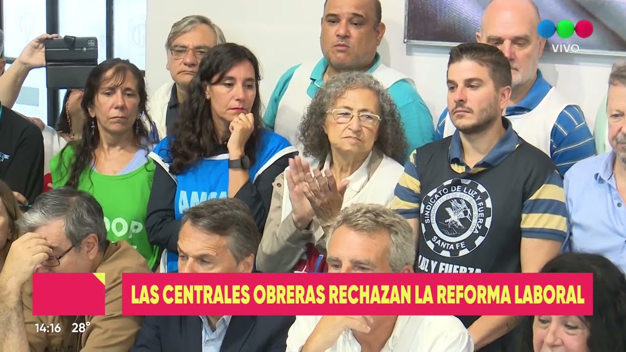 Las centrales obreras rechazan la Reforma laboral