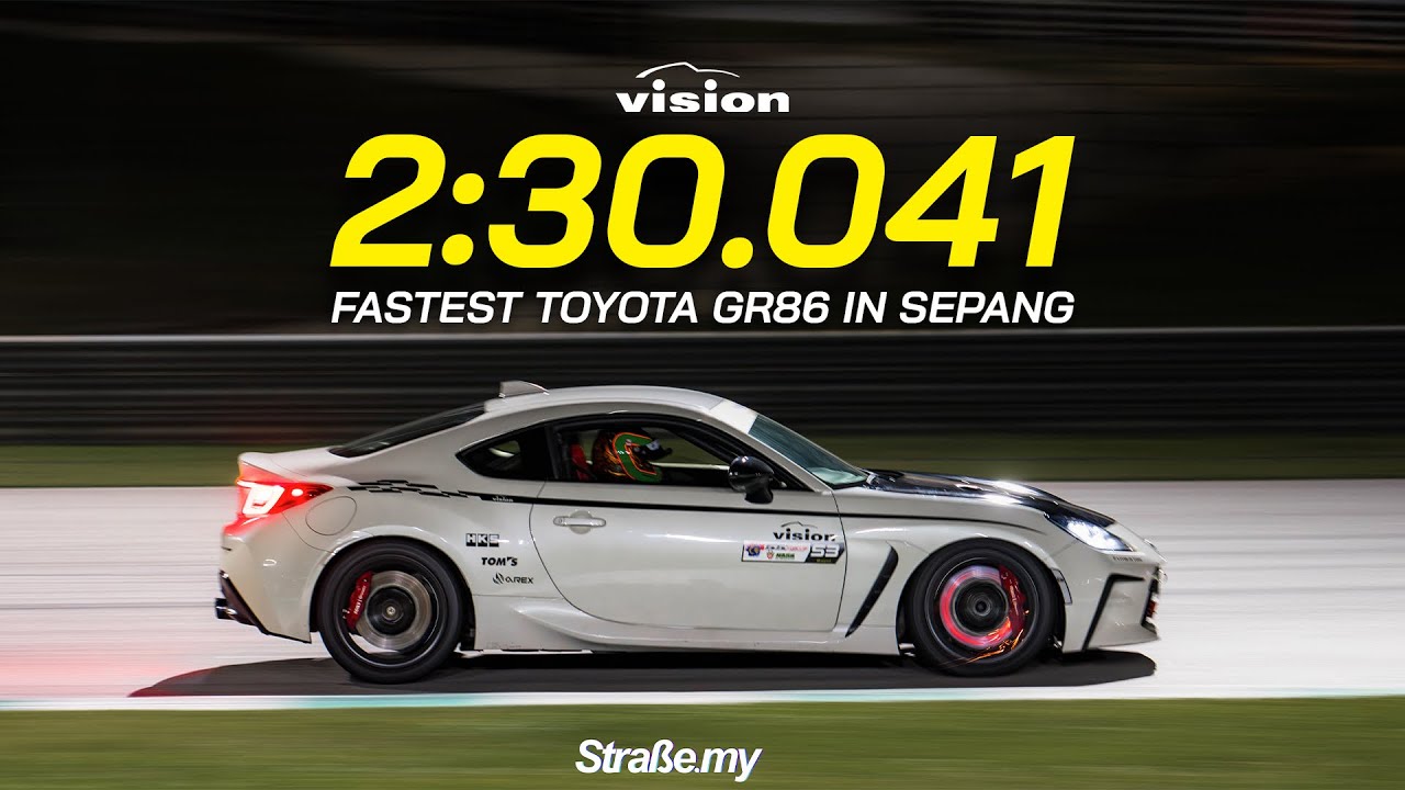 2:30.041 | FASTEST NA TOYOTA GR86 @ SEPANG CIRCUIT? | VISION AUTO TOYOTA GR86