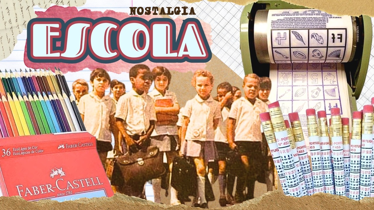 COMO ERAM OS TEMPOS DE ESCOLA ANTIGAMENTE NOS ANOS 70, 80 E 90 📚 NOSTALGIA