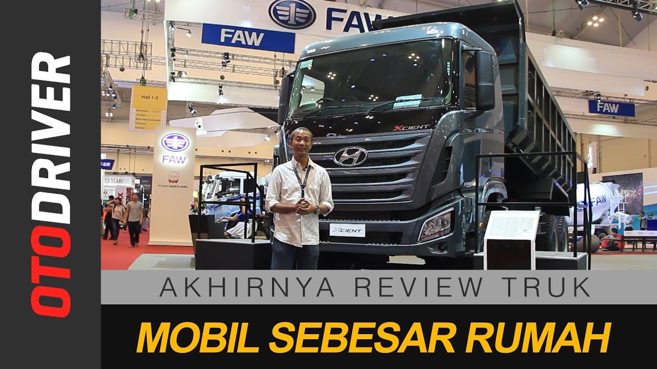 Hyundai Xcient 6x4 2018 Indonesia | First Impression | OtoDriver