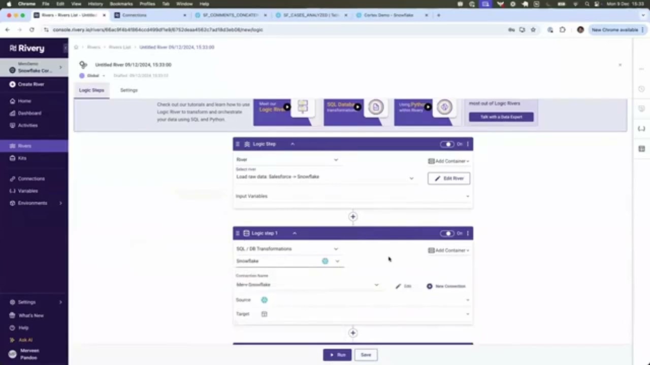 AI-Powered Salesforce Support Case Analysis in Snowflake with Rivery