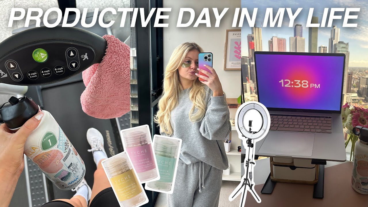 A PRODUCTIVE DAY IN MY LIFE (vlog) | editing, new ring light, gym, etc! | Melbourne, Australia