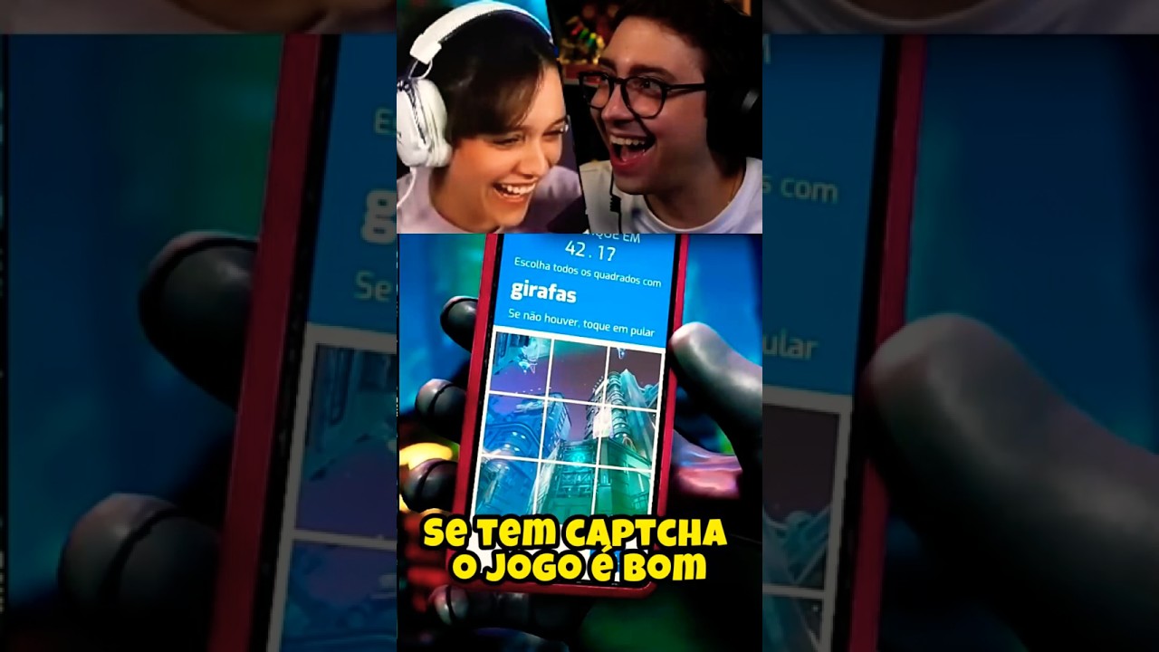 Alanzoka e Maethe chorando de rir da captcha 😂