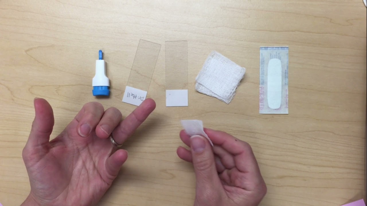 How to Collect a Blood Smear