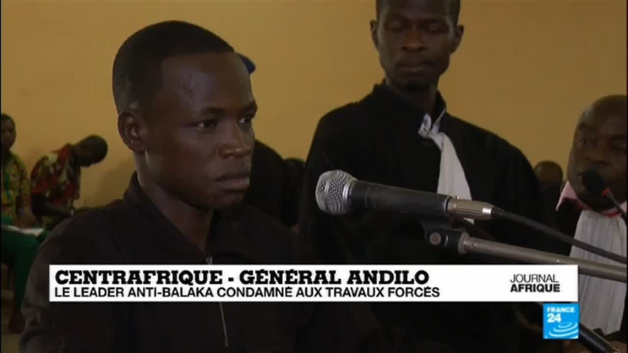 Centrafrique : le leader anti-bakala Andilo condamn&eacute; aux travaux forc&eacute;s