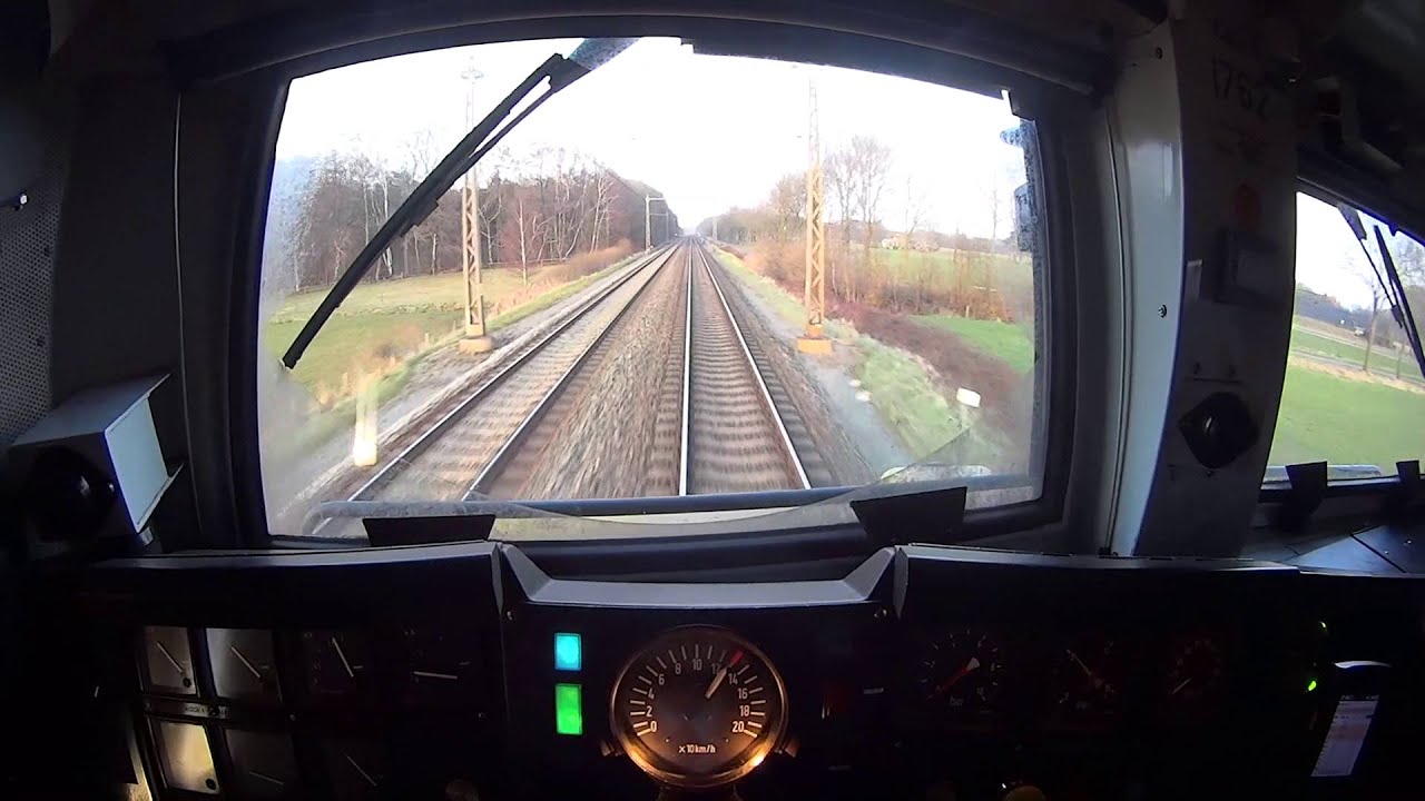 Real Train Driver's View DD-AR Lok 1700 Deventer - Almelo - Enschede 2016