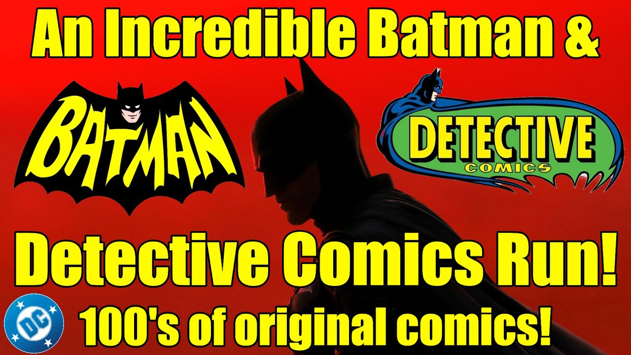 An INCREDIBLE - Vintage BATMAN + DETECTIVE Comics Run - DC Comics Batman History + UK Issues!