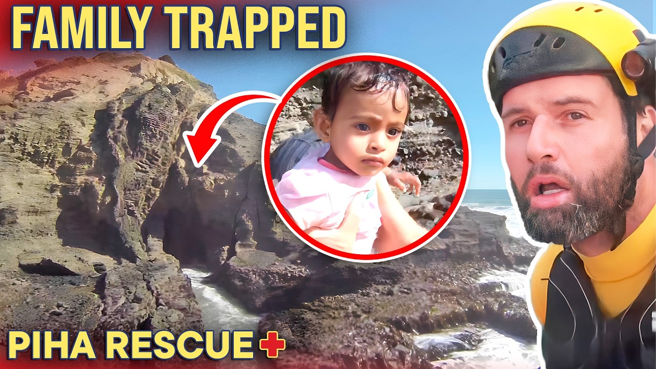 Family Of 6 Trapped In A Cave! | Piha Rescue - S11 E2 (FULL EPISODE)