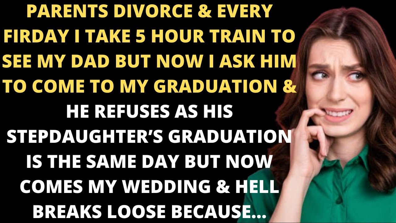 Parents divorce & every friday I take 5 hour train to see my dad but now I ask him to come to my