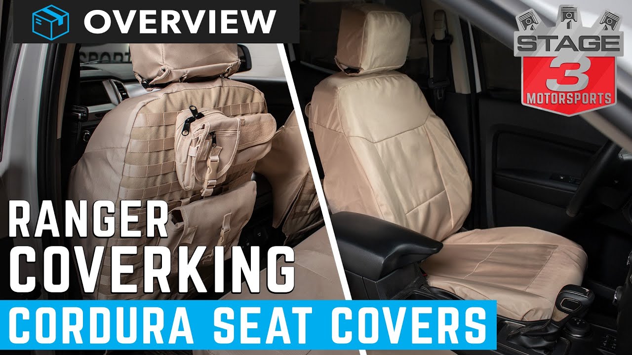 2019-2020 Ford Ranger CoverKing Ballistic Cordura Seat Covers Overview