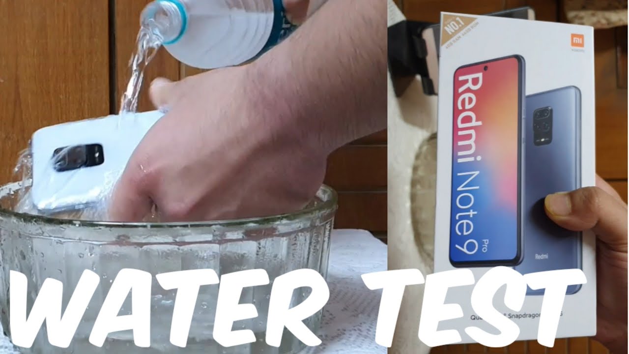 Redmi Note 9 Pro Max Water Test | Better Then Redmi Note 14 Pro Plus ?