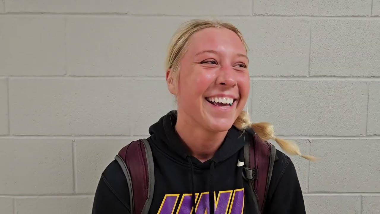 Grundy Center's Karlee Lynch after win vs. South Hardin