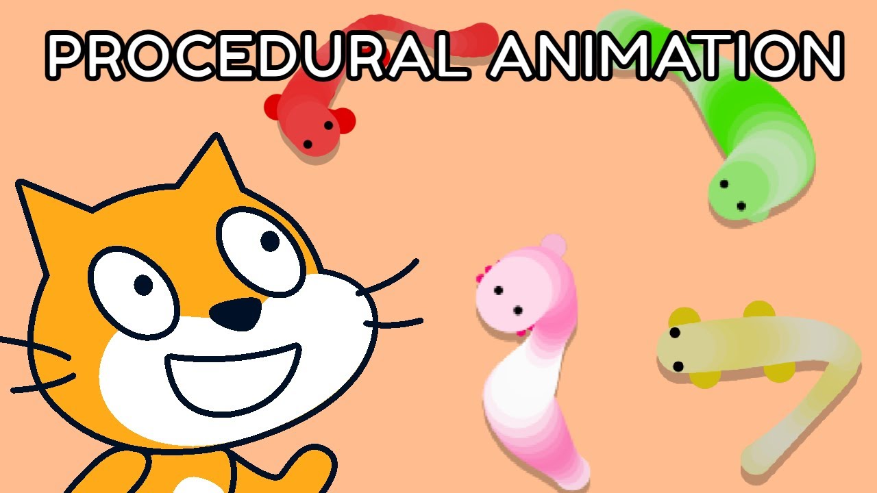 How I made PROCEDURALLY ANIMATED LIZARDS on SCRATCH