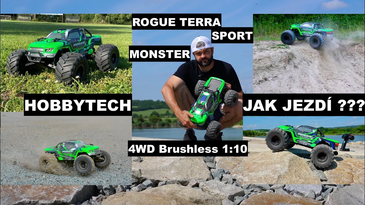 Jak jezdí Hobbytech Rogue Terra Sport  Monster Truck
