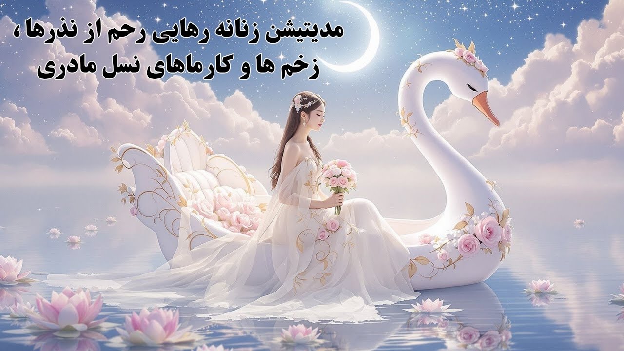 مدیتیشن زنانه رهایی رحم از نذرها ، زخم ها و کارماهای نسل مادری