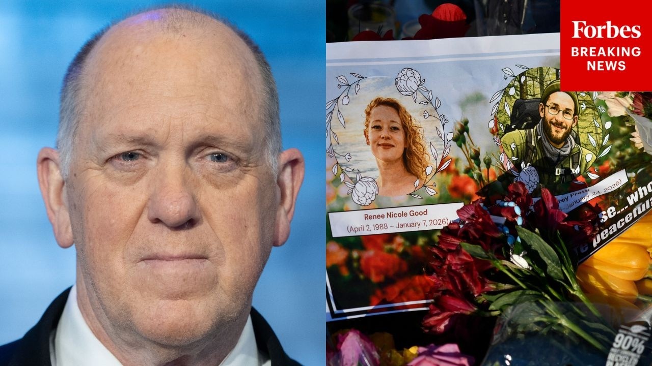 Reporter Asks Tom Homan On Status Of Investigations Into Deaths Of Alex Pretti, Renee Good