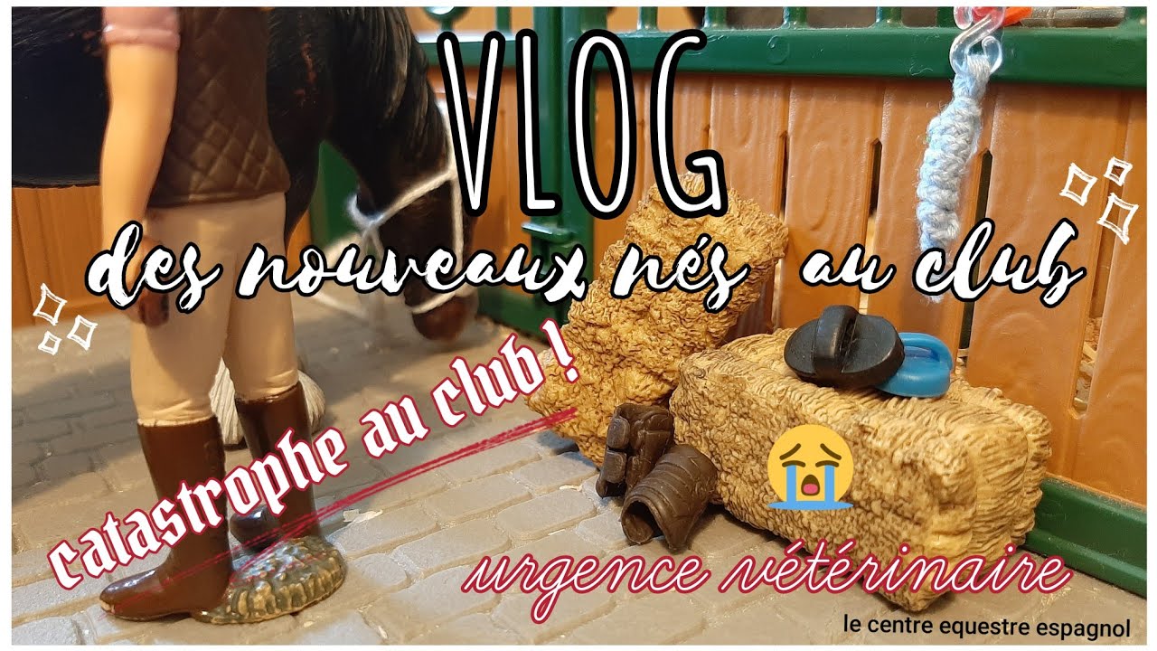 Vlog schleich - des nouveaux nés -
