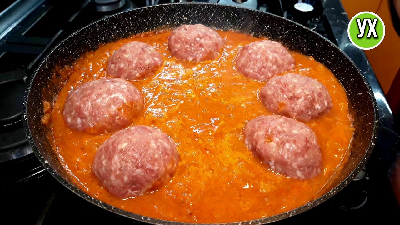 Любимые тефтели с картошкой - очень вкусный обед!