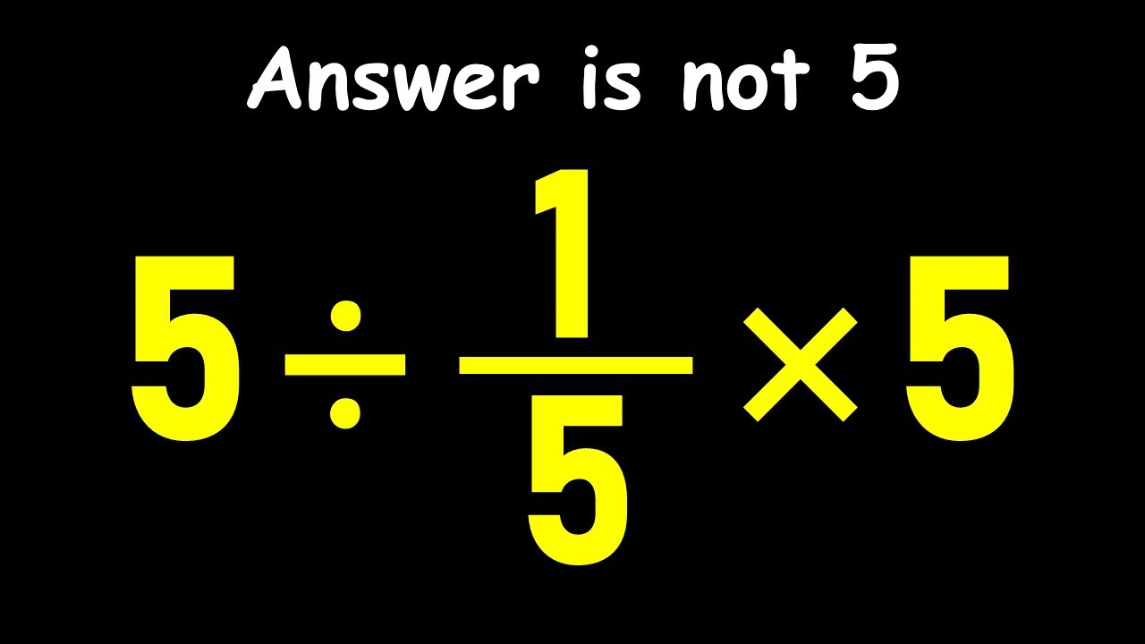 Try Solving This Tricky Math Expression!