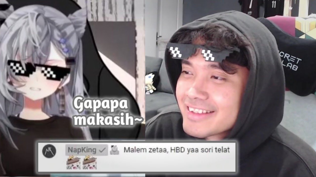 Momen bang AL mampir ke stream Zeta ngucapin HBD | Naplive, Vestia Zeta [clip]