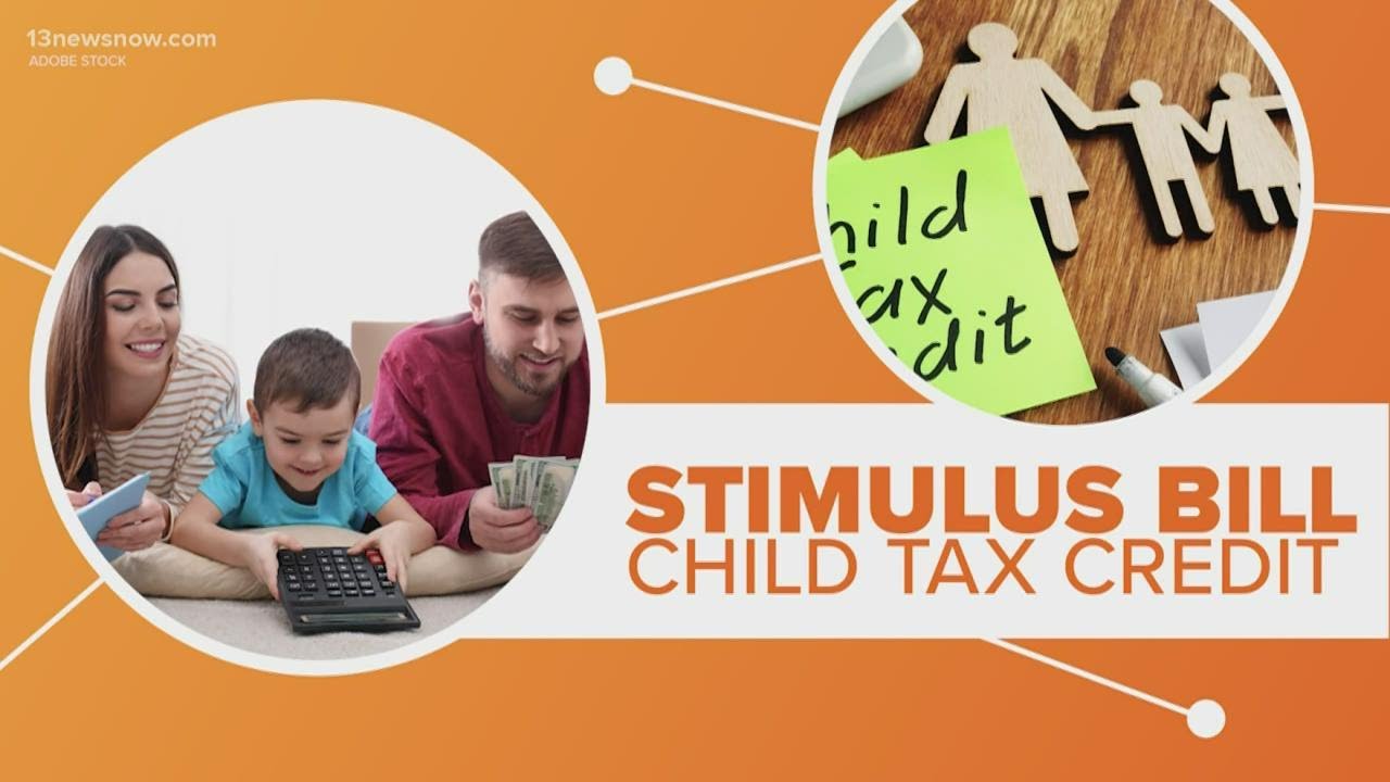 How does the child tax credit work in the new stimulus bill?