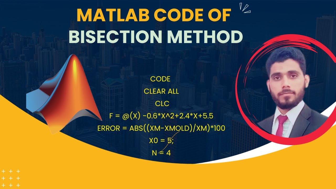 Lecture #1    Bisection Method MATLAB code |        MATLAB Code of Bisection Method for Root Finding
