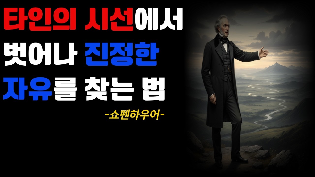 타인의 시선에서 벗어나 진정한 자유를 찾는 법