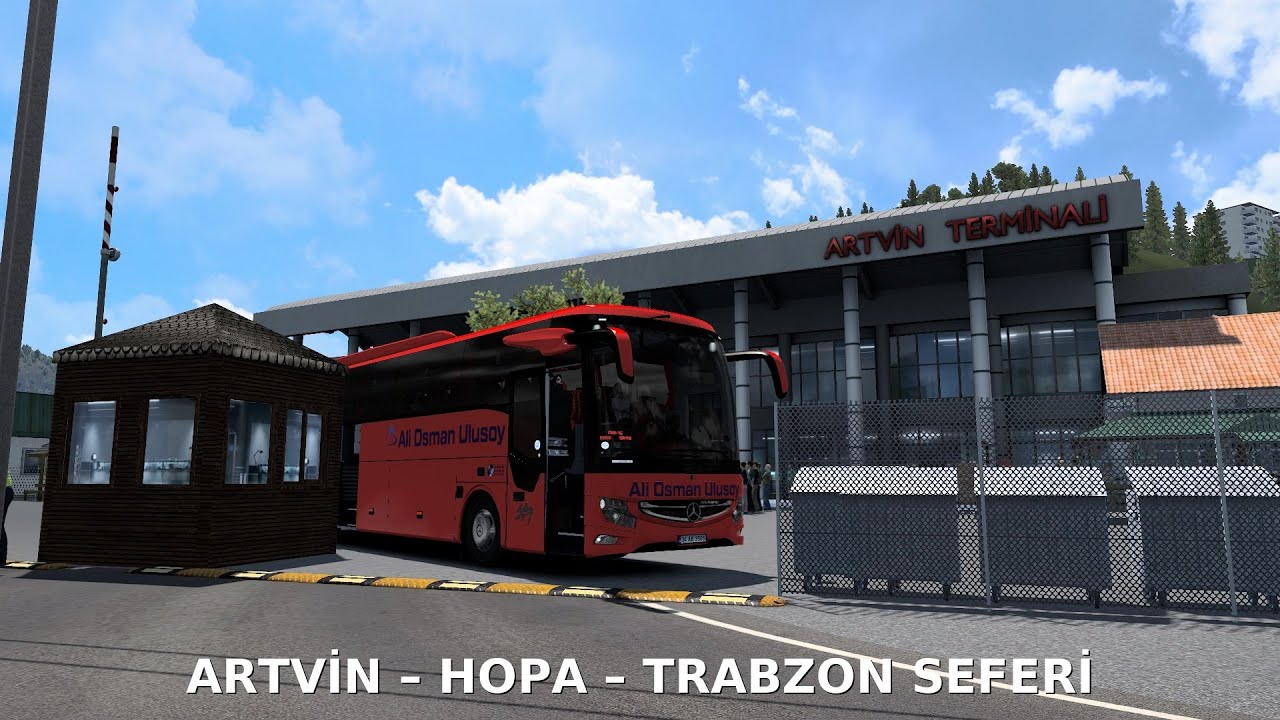 ETS 2 | Artvin – Hopa – Trabzon Seferi 🚍 Gerçekçi Otobüs Sürüşü