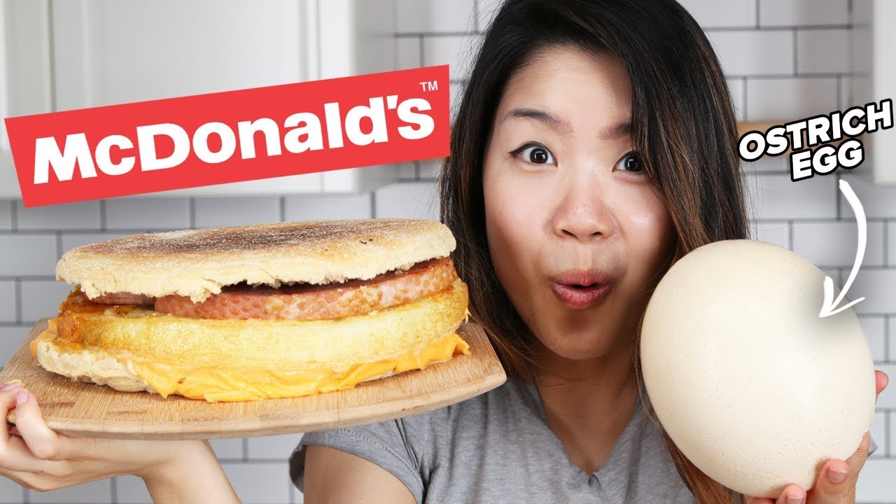 I Tried To Make A Giant Ostrich Egg McMuffin