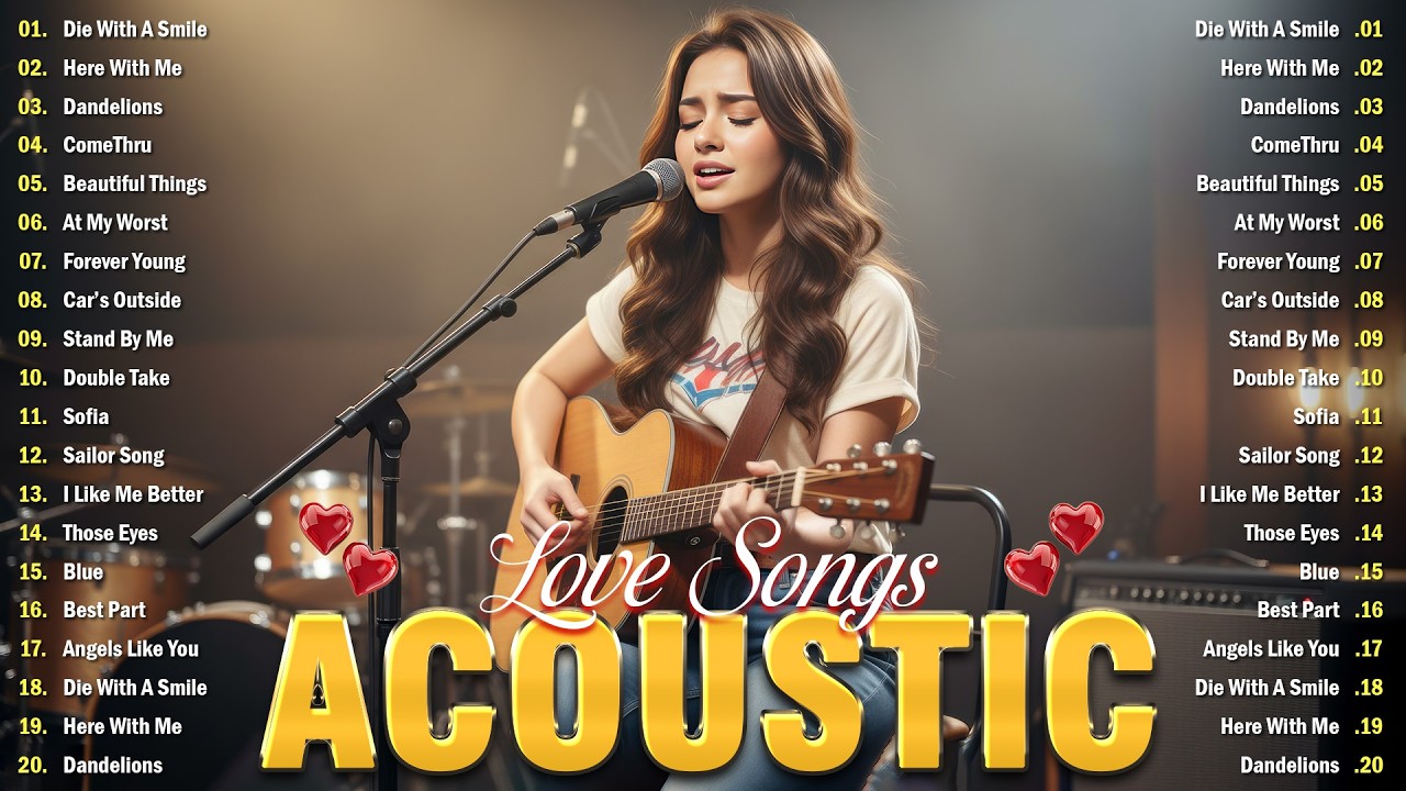Romantic Acoustic Songs 2024 Cover 🍒 New Trending Acoustic Music 2024 🍒 Best English Love Songs