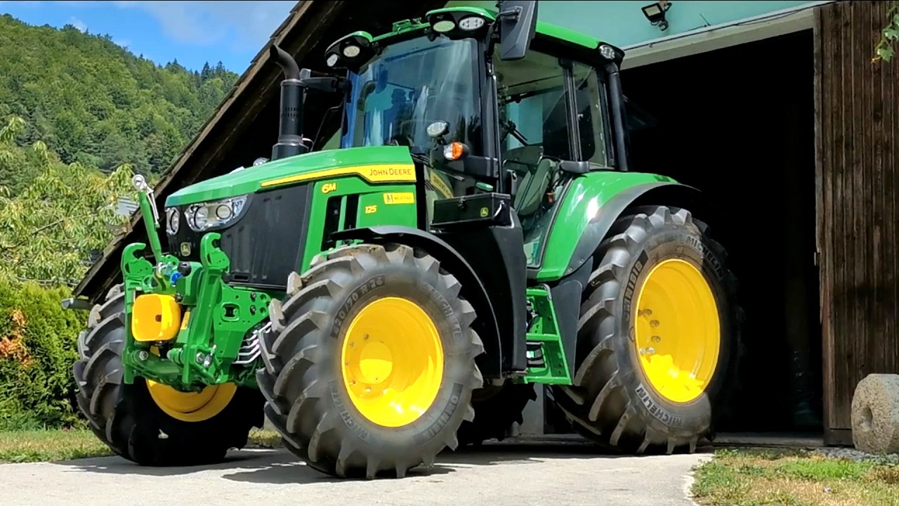 New Tractor on the Farm | John Deere 6M 125