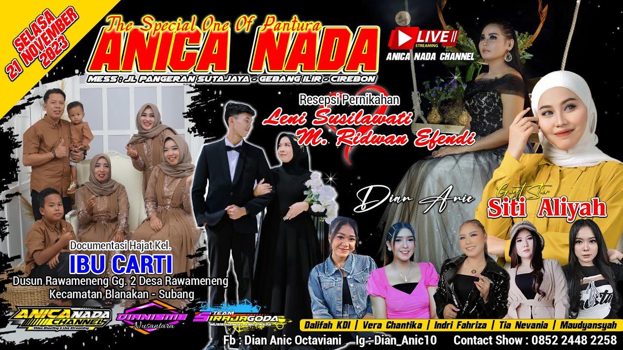 🔴LIVE ANICA NADA ( DIAN ANIC ) | SIANG 21 NOVEMBER 2023 | RAWAMENENG | BLANAKAN | SUBANG