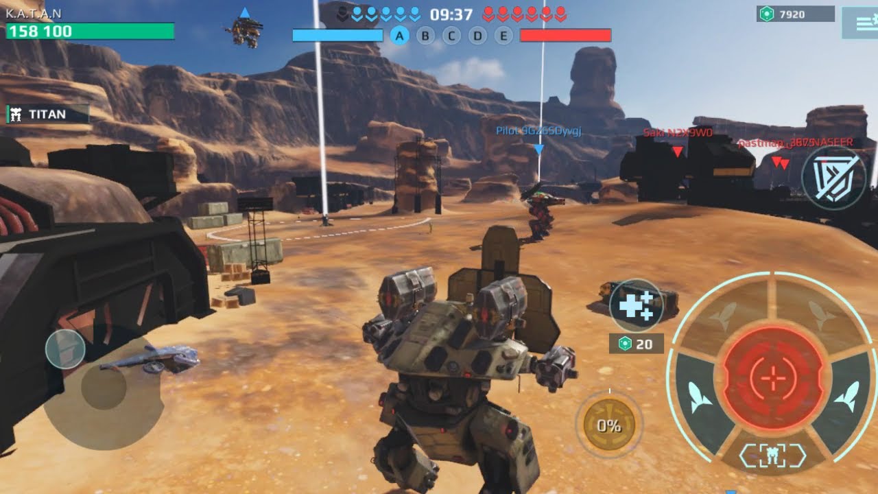 War Robots  - Rhino && Co (GamePlay in 2022: OLD School RUSH Attack)