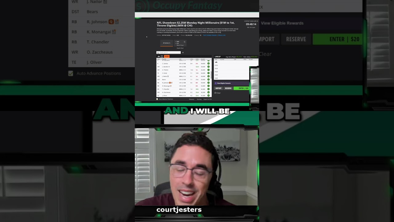 NFL Monday Night Football - Potential Defensive DFS Showdown?