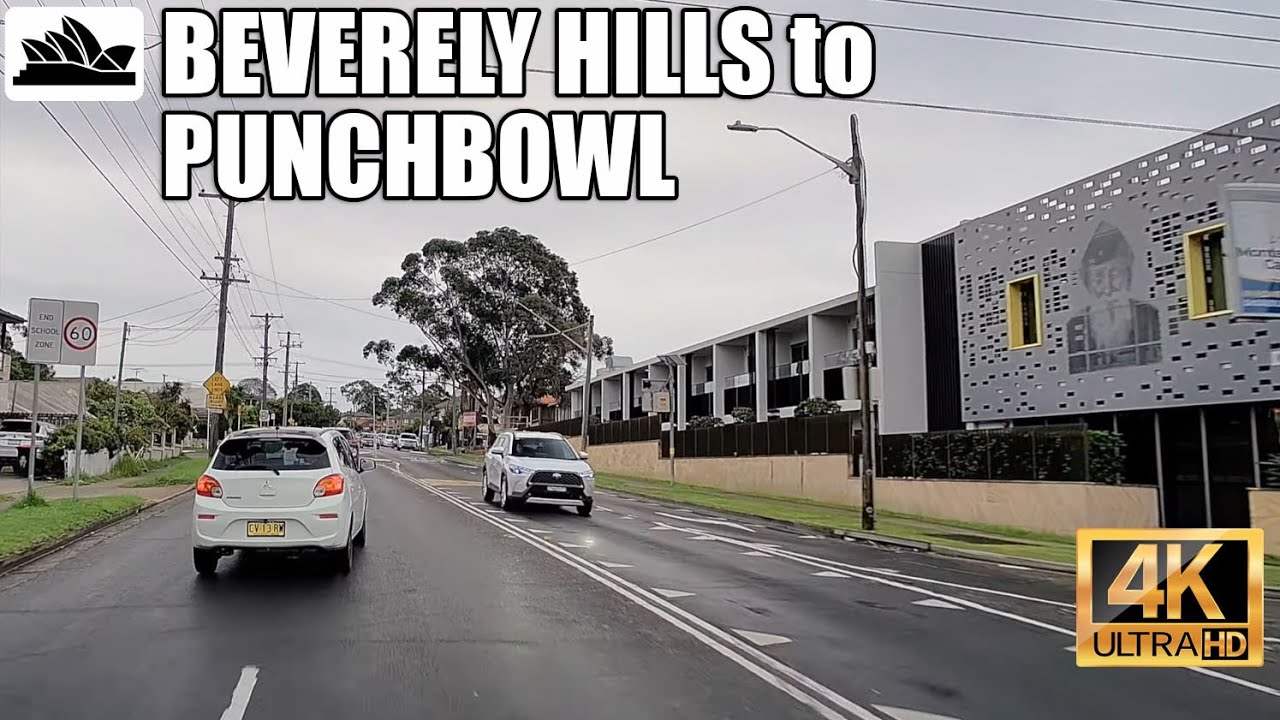 4K Sydney drive: Beverly Hills to Punchbowl