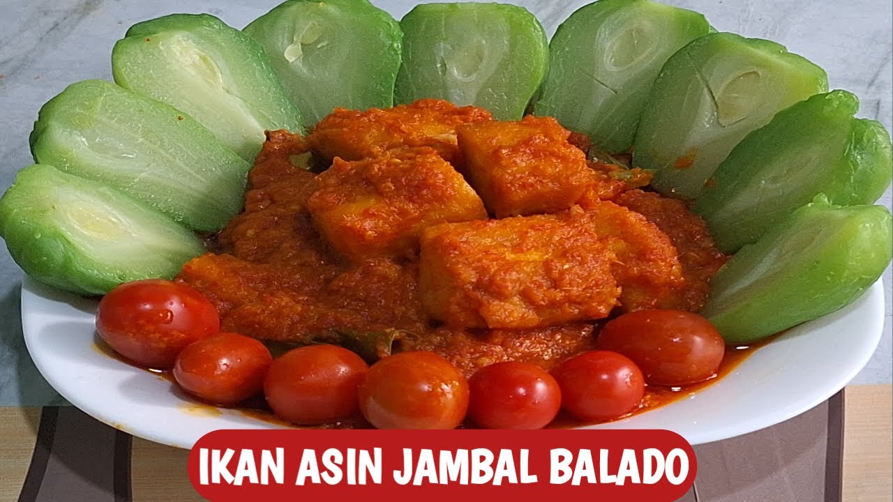MEMASAK IKAN ASIN JAMBAL BALADO ala DAPUR AMIH