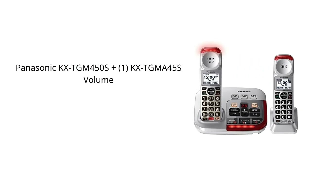 Reduction Talking Caller ID Amplified Cordless Phone 2023