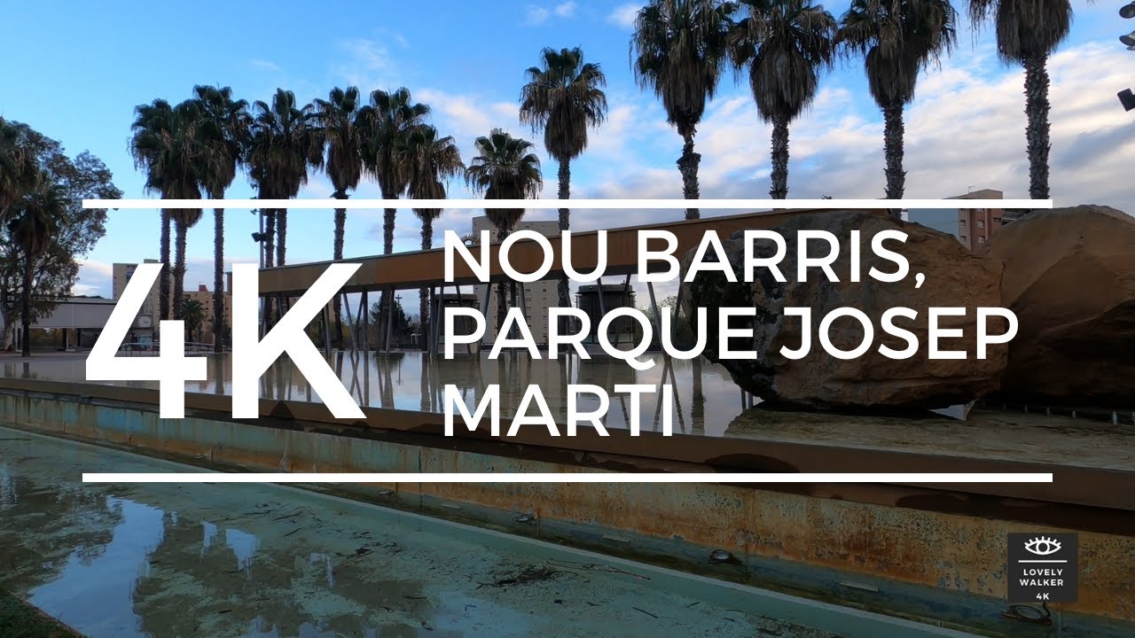BARCELONA [4K] City Walk, Nou Barris District and Josep Serra Martí Park. Spain.
