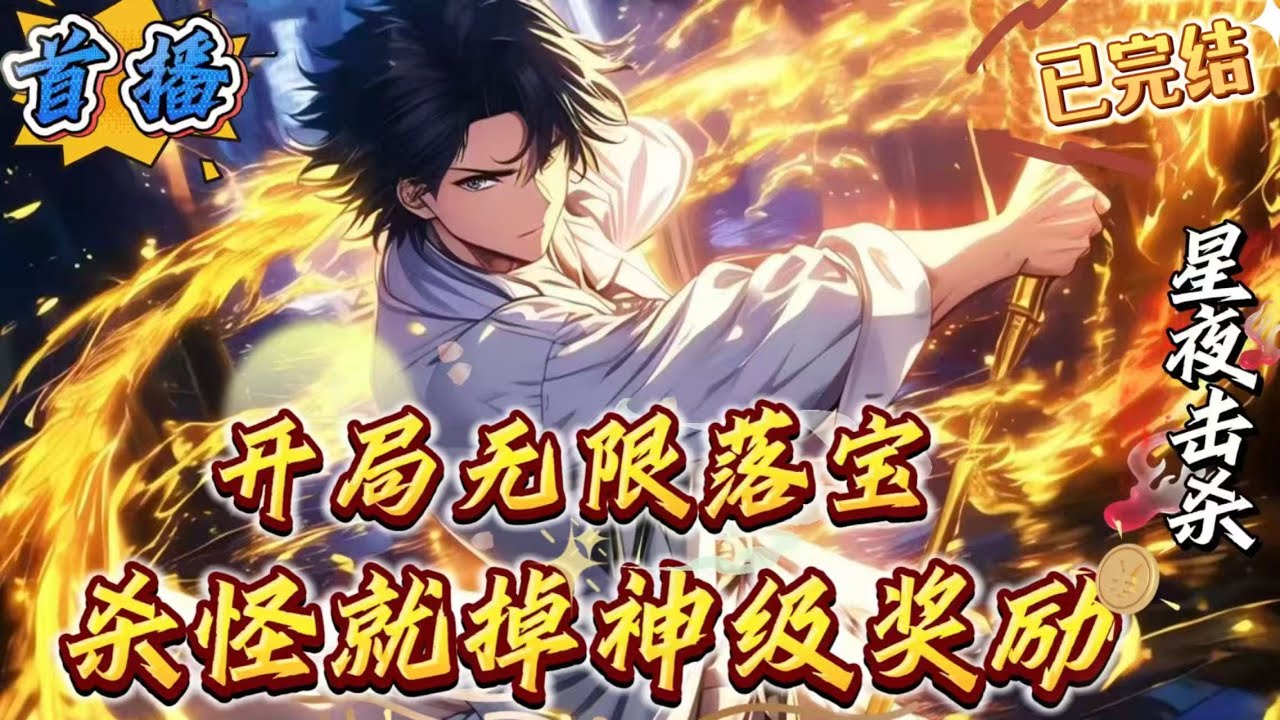 已完结《开局无限落宝，杀怪就掉神级奖励》【游戏融合现实+天赋+爽文+数据流】游戏《虚界》降临300年后，世界进入末法时代。升级慢，爆率低，甚至无法登陆游戏世界。唐云横空出世觉醒唯一天赋无限落宝