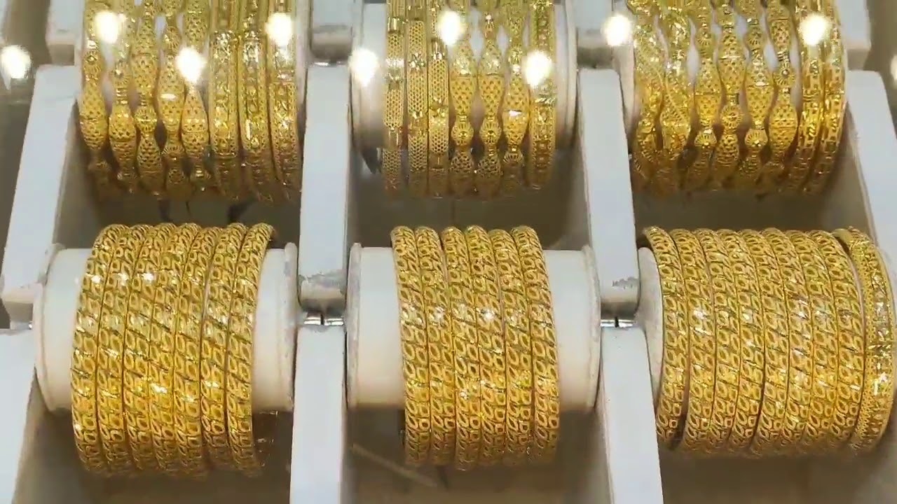 latest beautiful gold bangles set designs 2020/ latest  bracelet designs/ Malabar gold and diamonds
