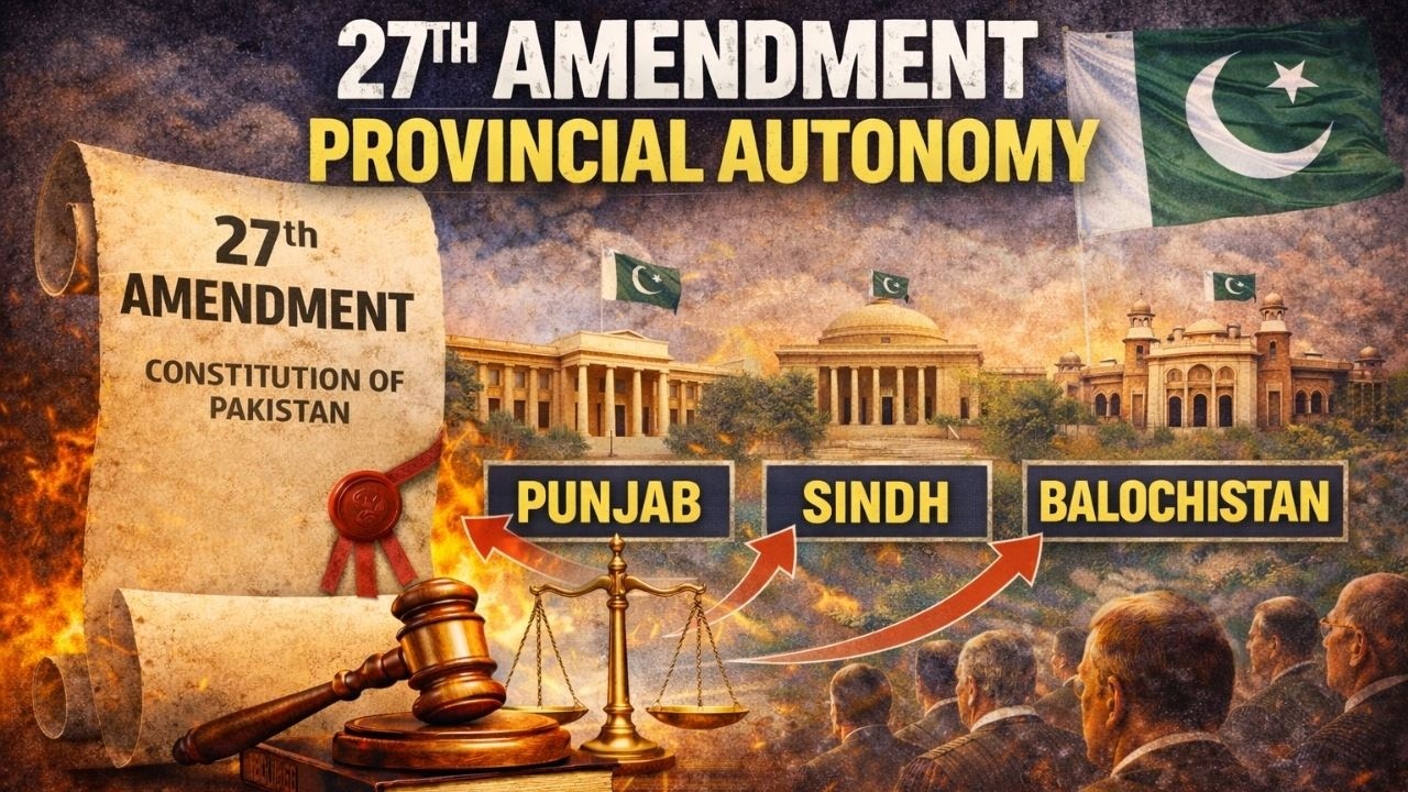 Provincial Autonomy new 27th Amendment in 2025