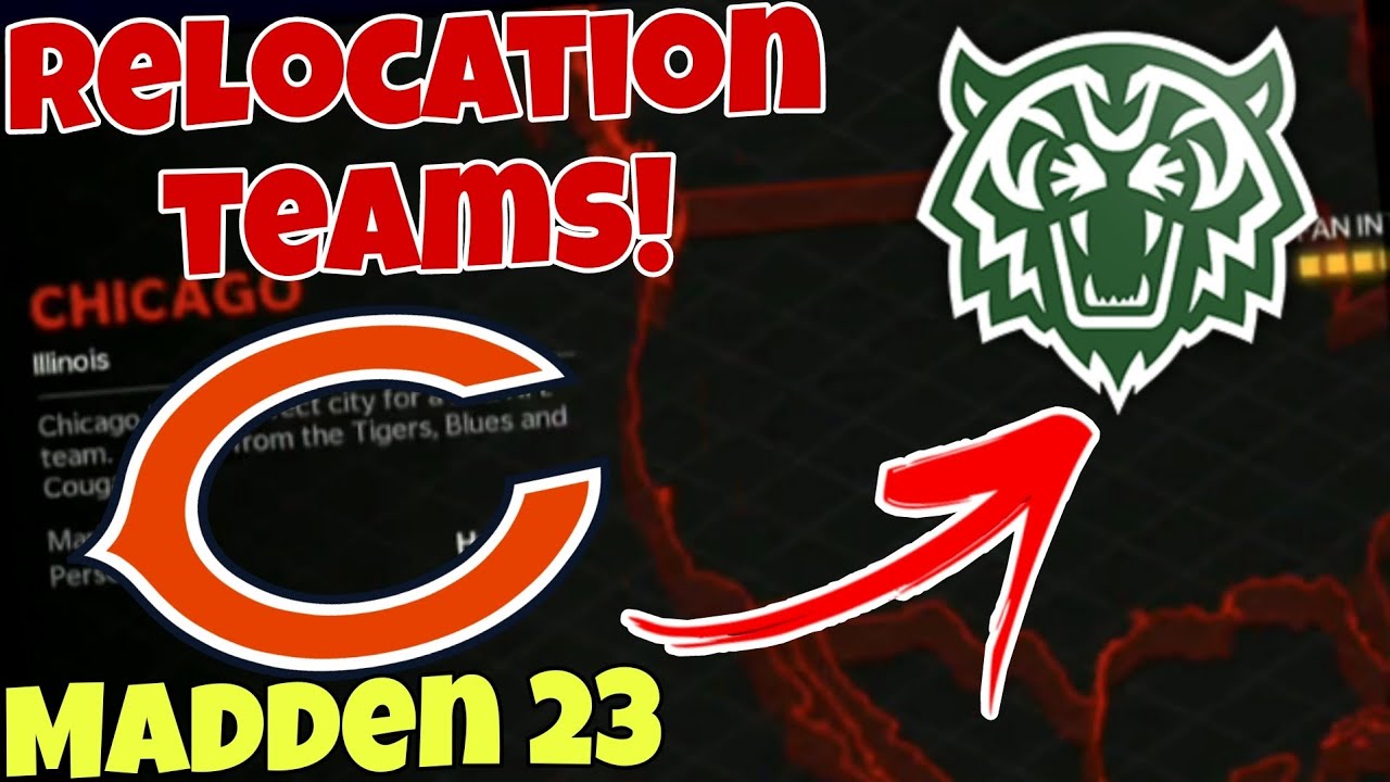 Every Relocation Team in Madden 23 Franchise Mode!