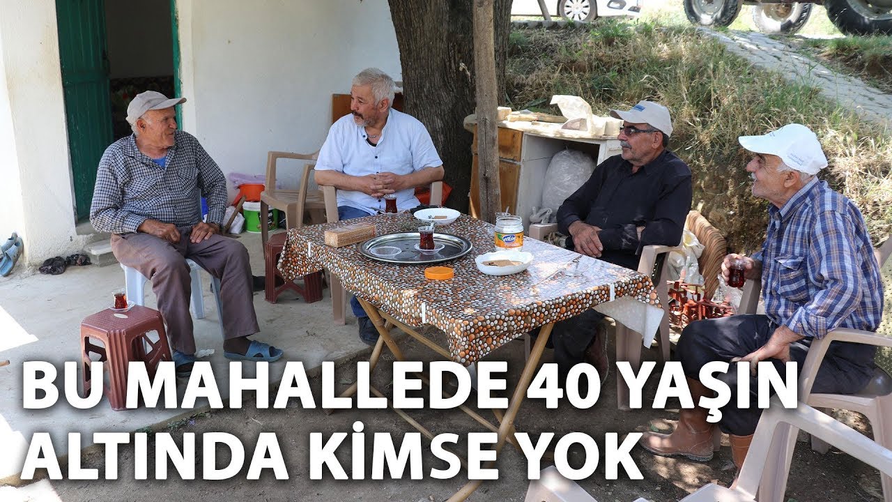 'Emekli mahallesinde' 40 yaşın altında kimse yok