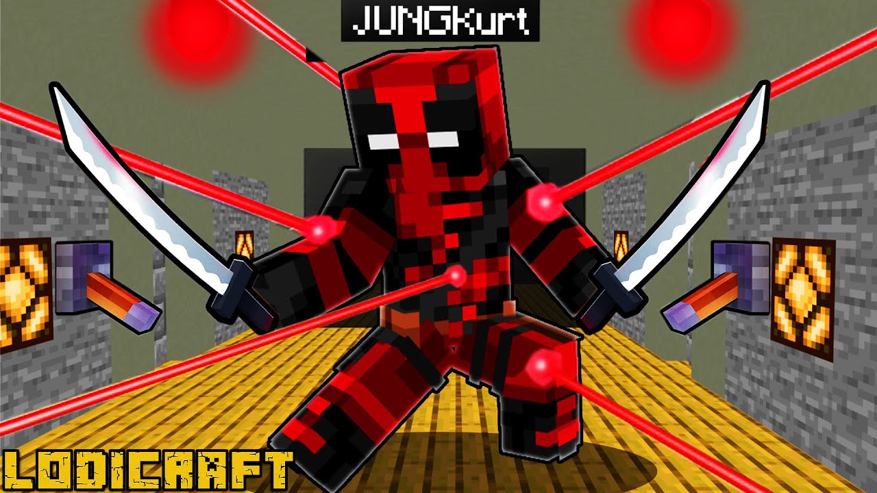 Becoming DEADPOOL in Minecraft!