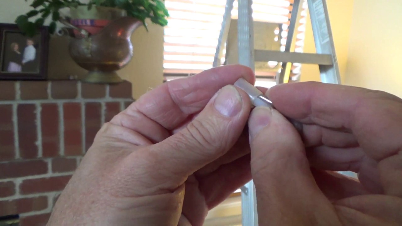 How to Repair Broken Mini Blind Wand End Connection...Part 1